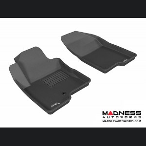 Jeep Compass Floor Mats (Set of 2) - Front - Black by 3D MAXpider